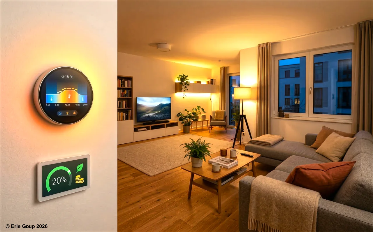 Intelligente Heizungssteuerung mit KI-gestützter Energieoptimierung